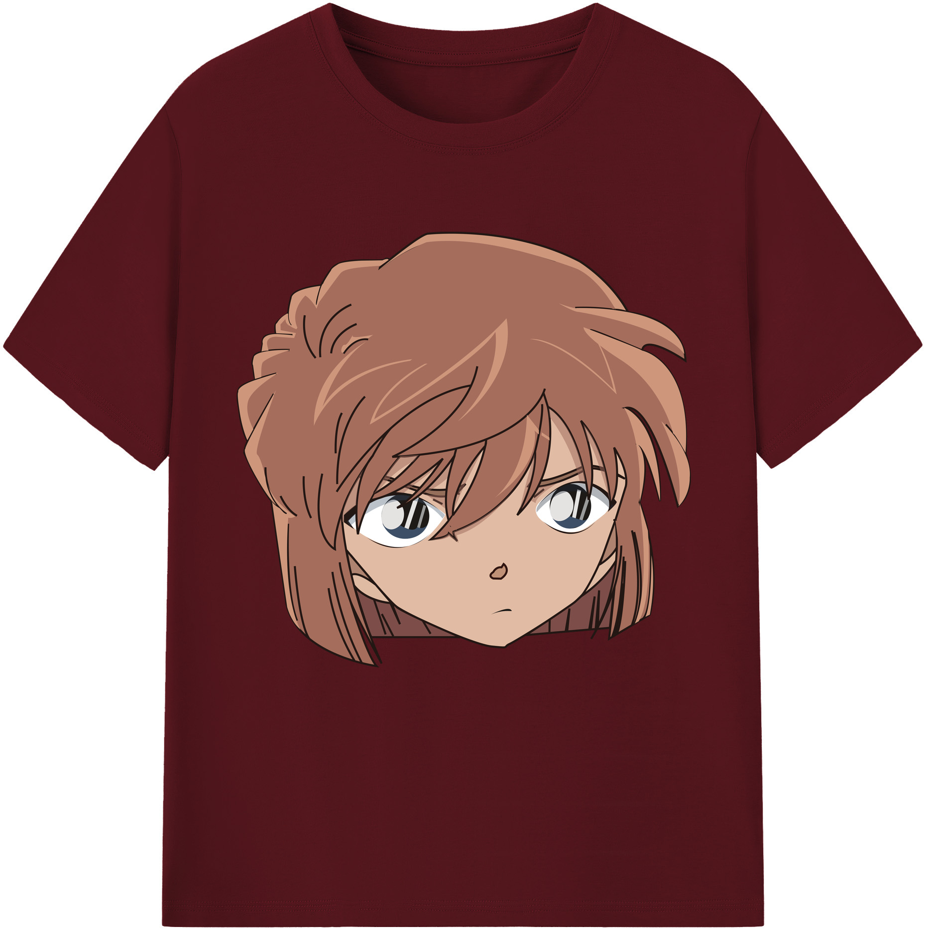 （画像用） 名探偵コナン 灰原 哀 はいばら あい Detective Conan Anita Hailey、Vi Graythorn Haibara Ai 綿100％半袖Tシャツ（フロントプリント）
